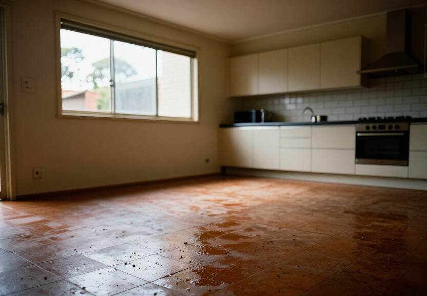 Commercial kitchen cleared